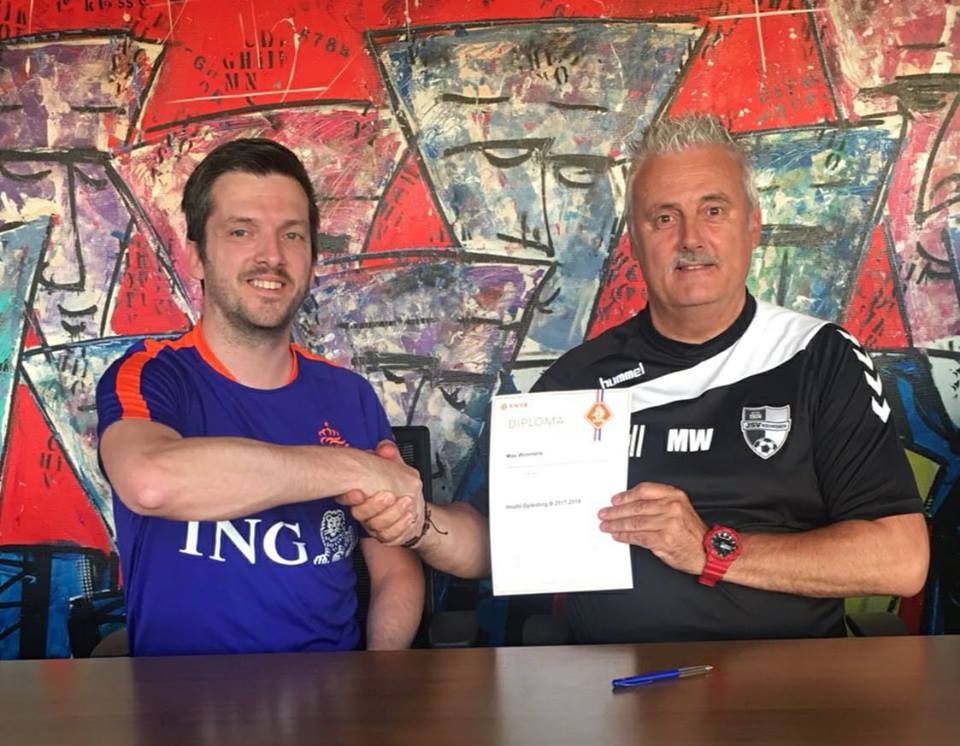 Max Wimmers geslaagd voor Hoofd Opleiding-B