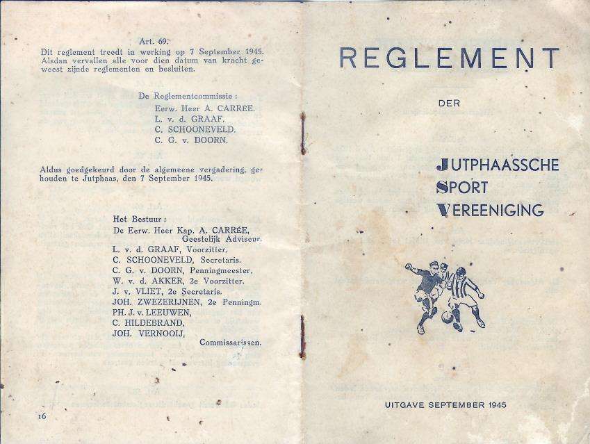 Anno 1945: Huishoudelijk Reglement